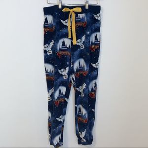 Warner Bros. Hogwarts Pajama Pants - Blue and Yellow